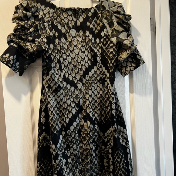 SZ 10 Jessica Simpson Reptile print dress - Picture 6 of 6